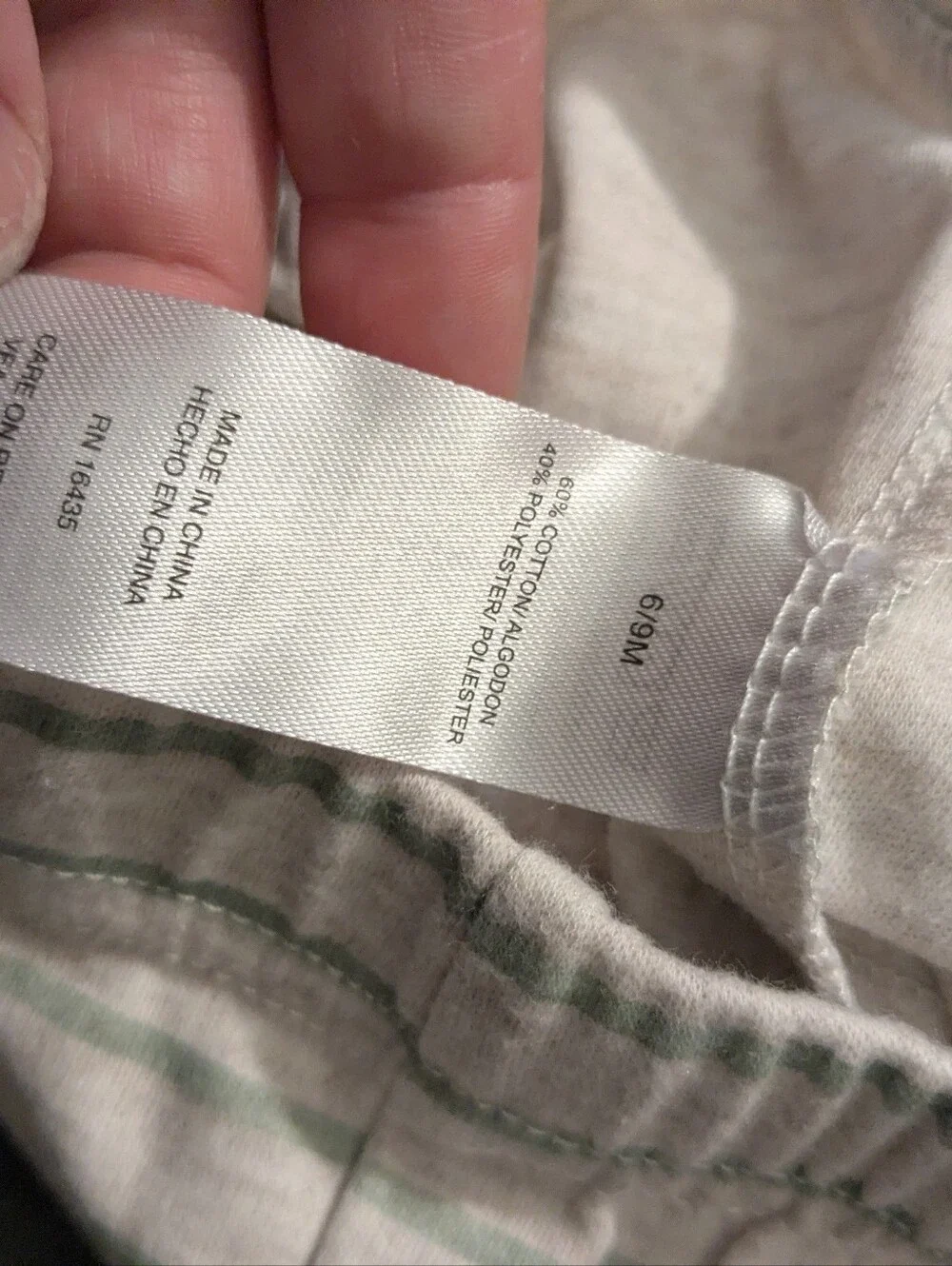 stripped baby pants